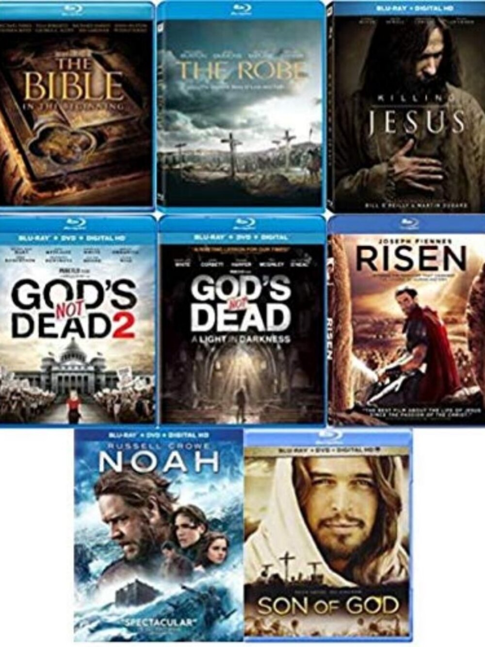 Ultimate Christmas 8-Movie Christian Blu-ray Collection: Faith, Biblical Stories